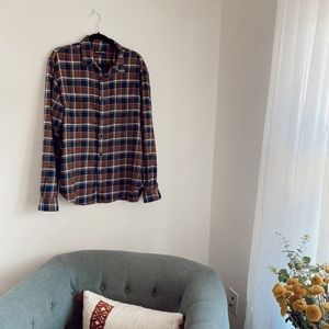 J. CREW Plaid Button Down